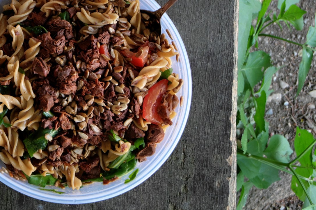 jackfruit pasta salad