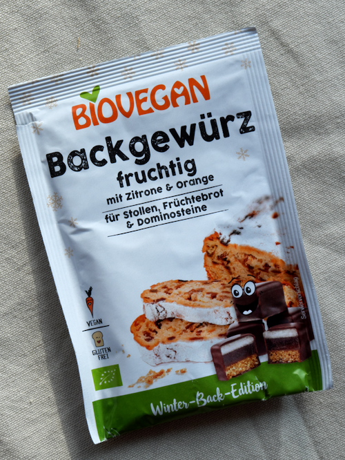 Biovegan Backgewürz fruchtig