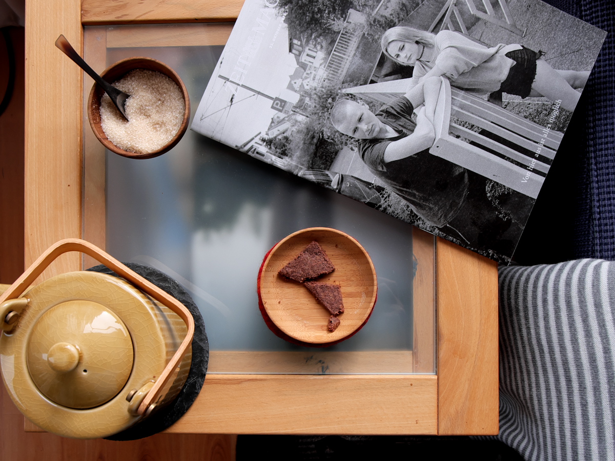 Buchweizen Keks zum Tee. Ein perfekter Nachmittags-Snack.