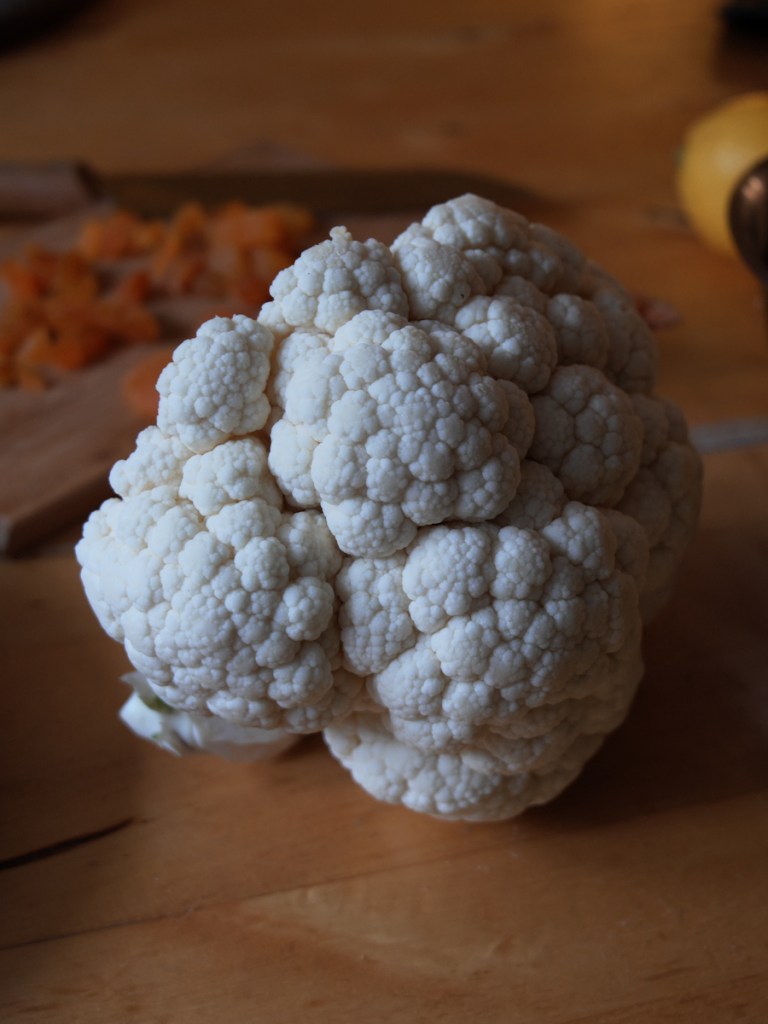 head of cauliflower
