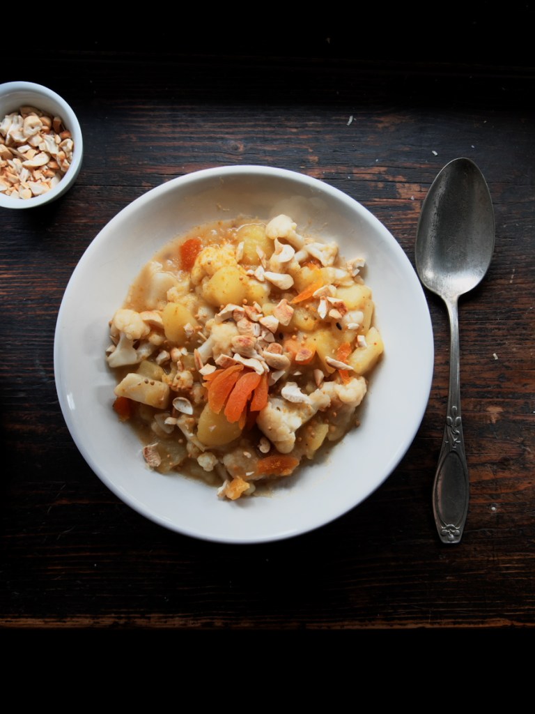 veganes curry mit kartoffeln