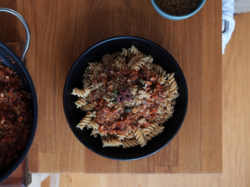 Fussili mit würrziger Sauce