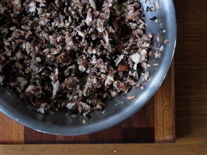 würziges Pilz-Hack für vegane Pilzbolognese